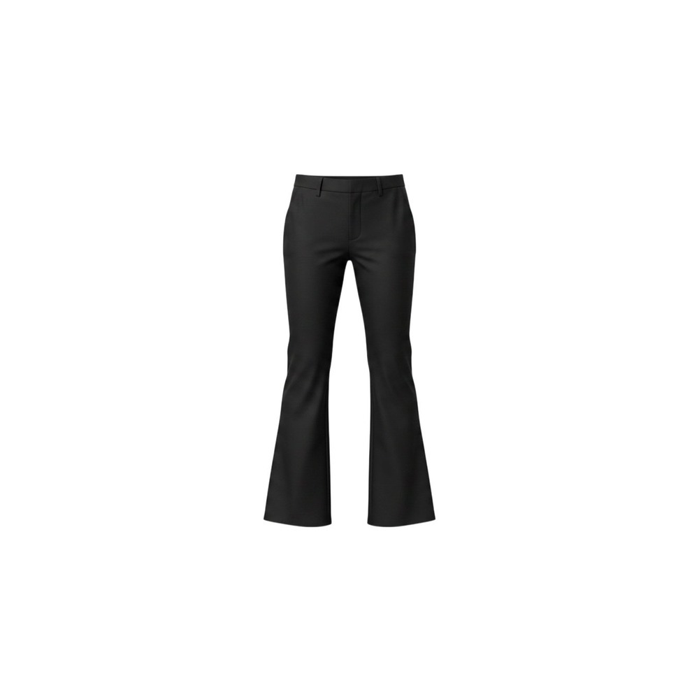 Worthington Dress Pants Womens 10 Black Flare Leg Trousers Business Casual